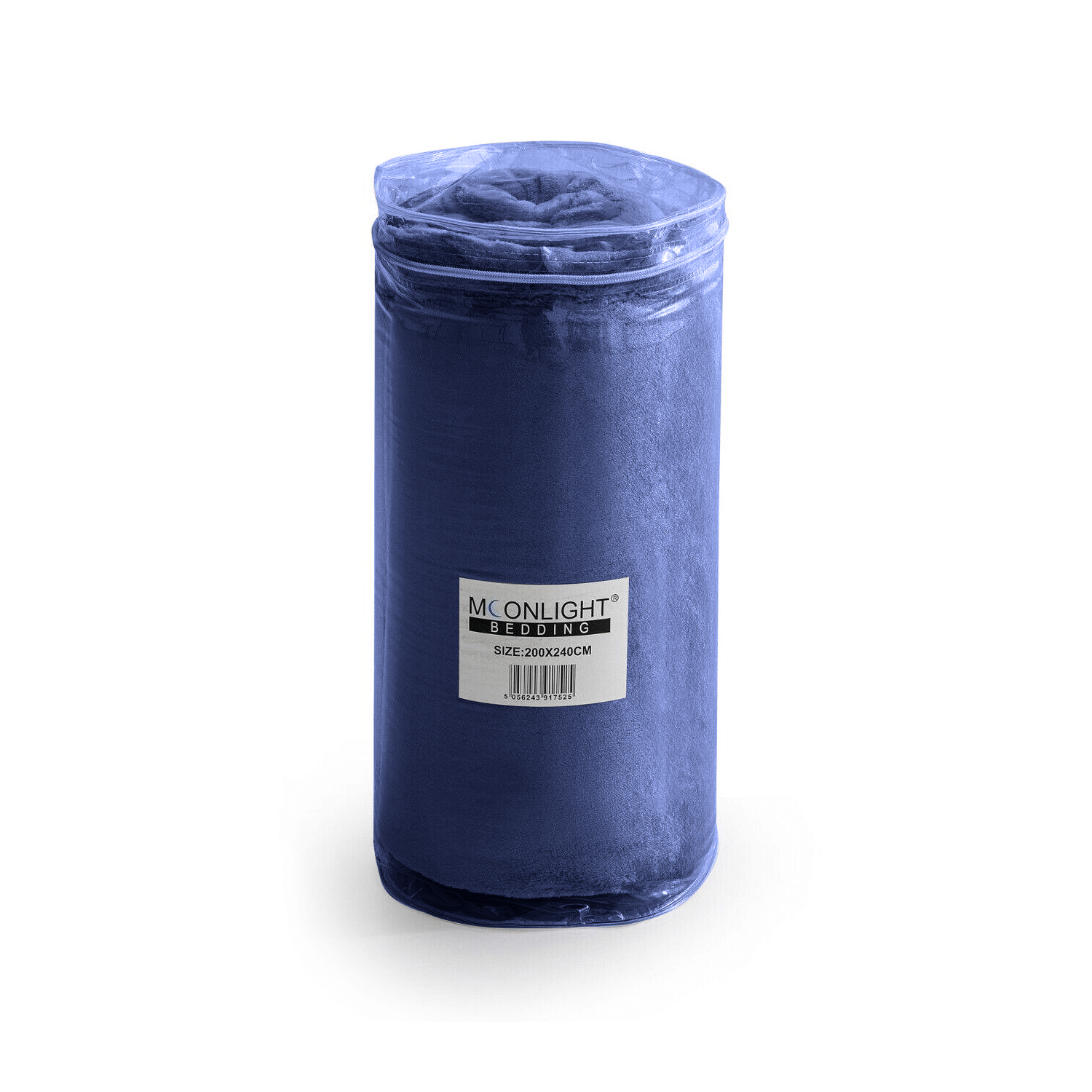 Navy Blue Double bed throw