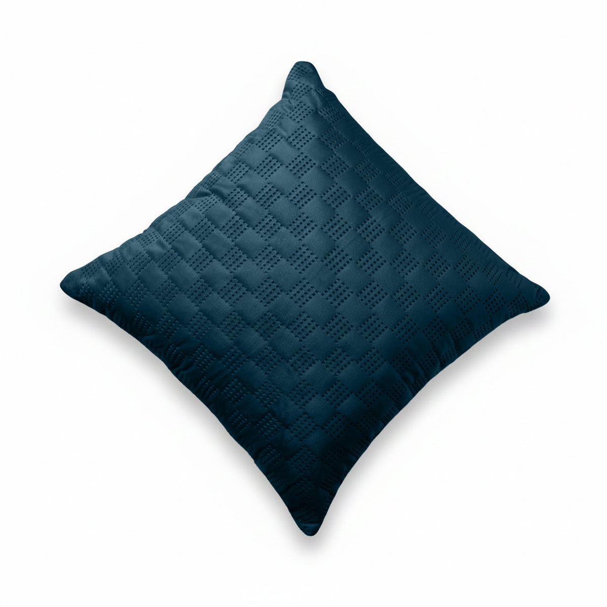 Checked Pattern Velvet Cushion Covers Pack Of 2