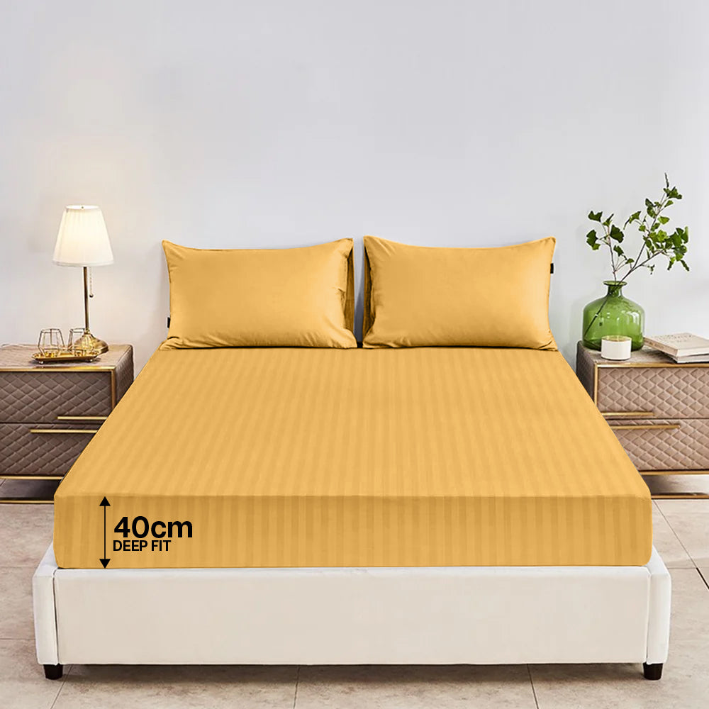 Deep Stripe Fitted Sheets 40CM