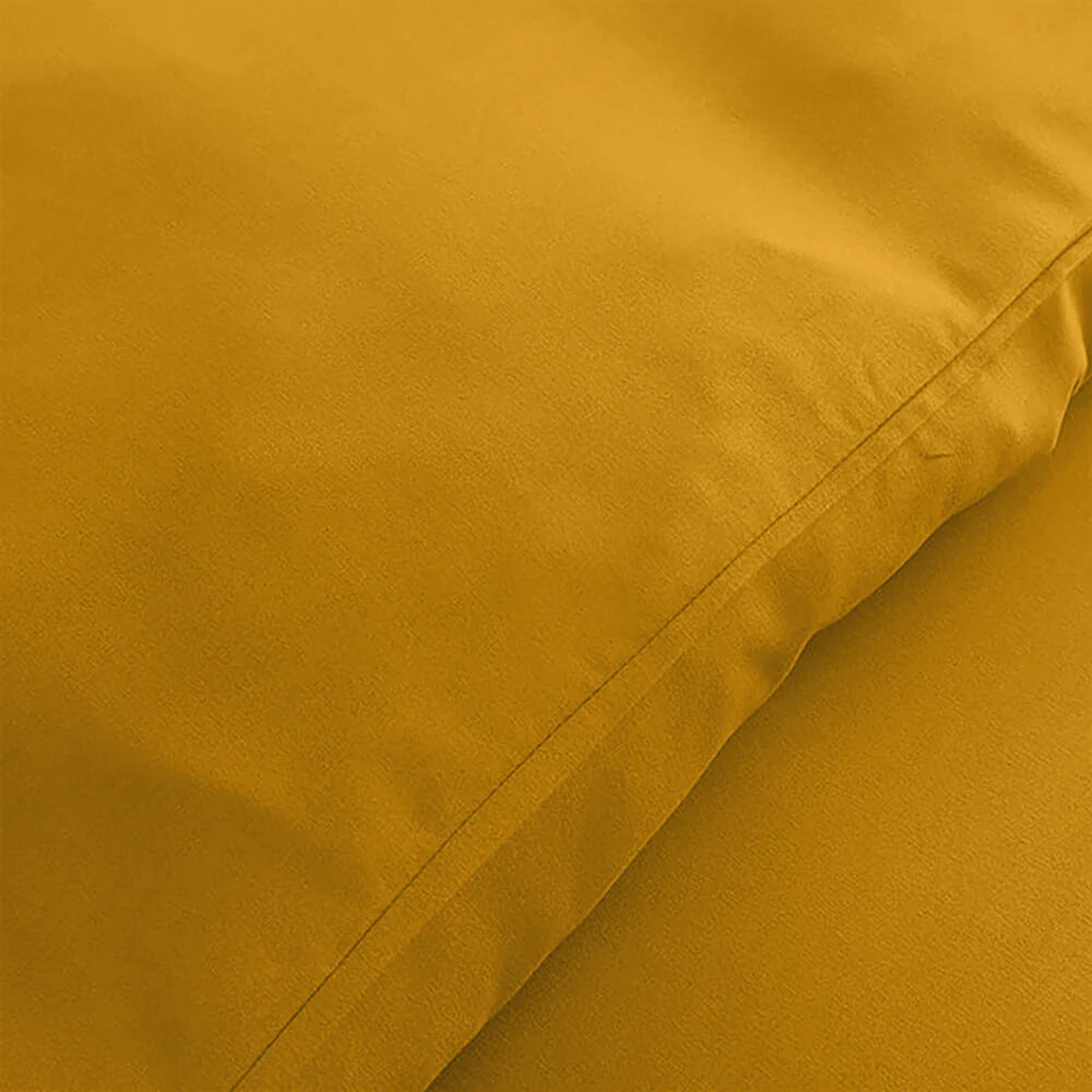 Plain Duvet Cover with Pillowcases Set