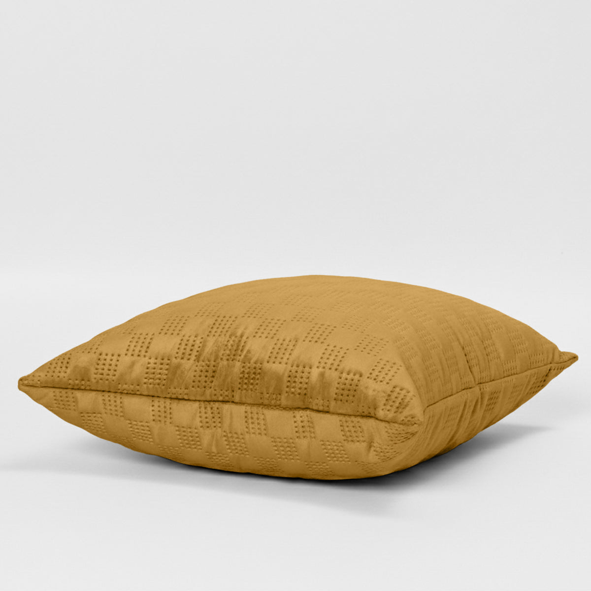 Checked Pattern Velvet Cushion Covers Pack Of 2