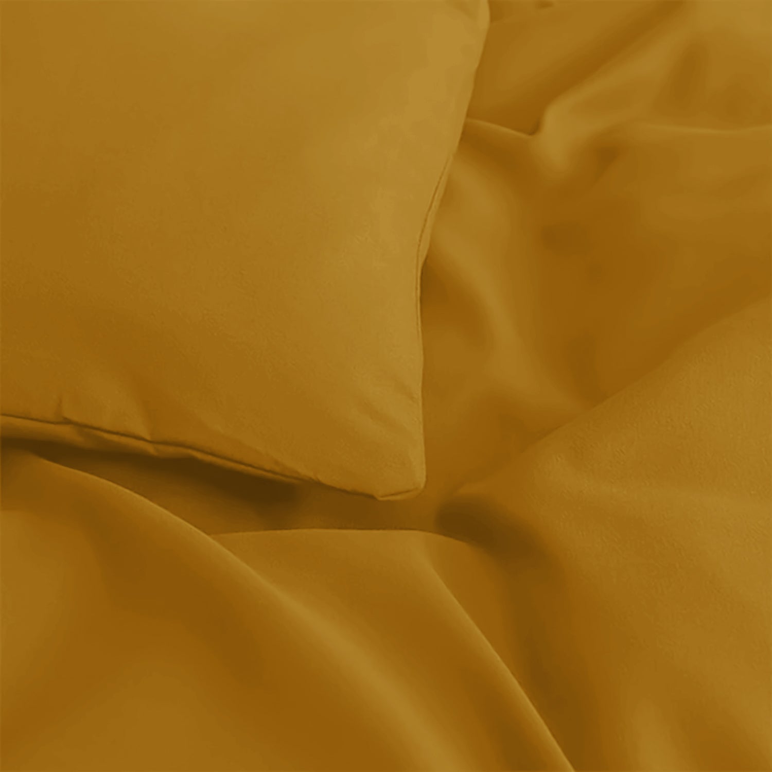 Plain Duvet Cover with Pillowcase Set