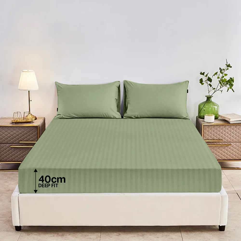 Deep Stripe Fitted Sheets 40CM
