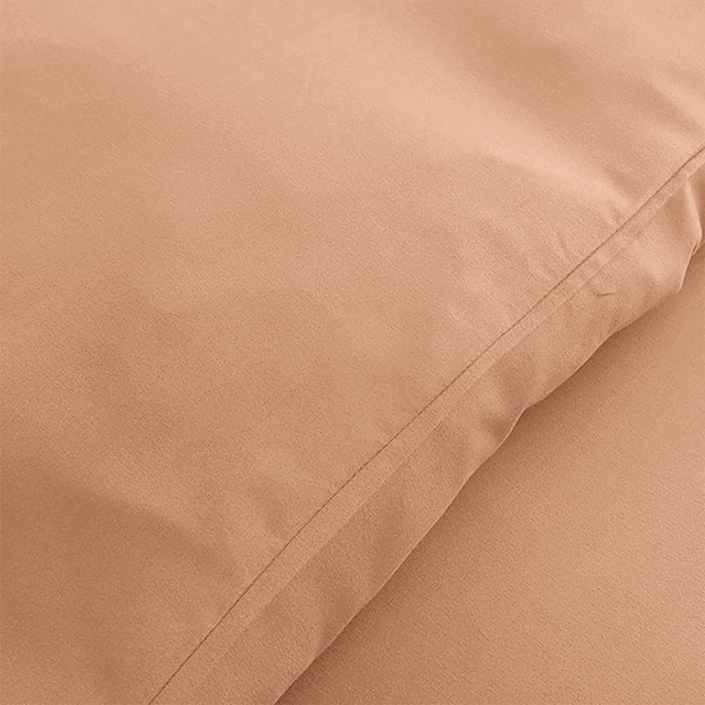 Plain Duvet Cover with Pillowcases Set