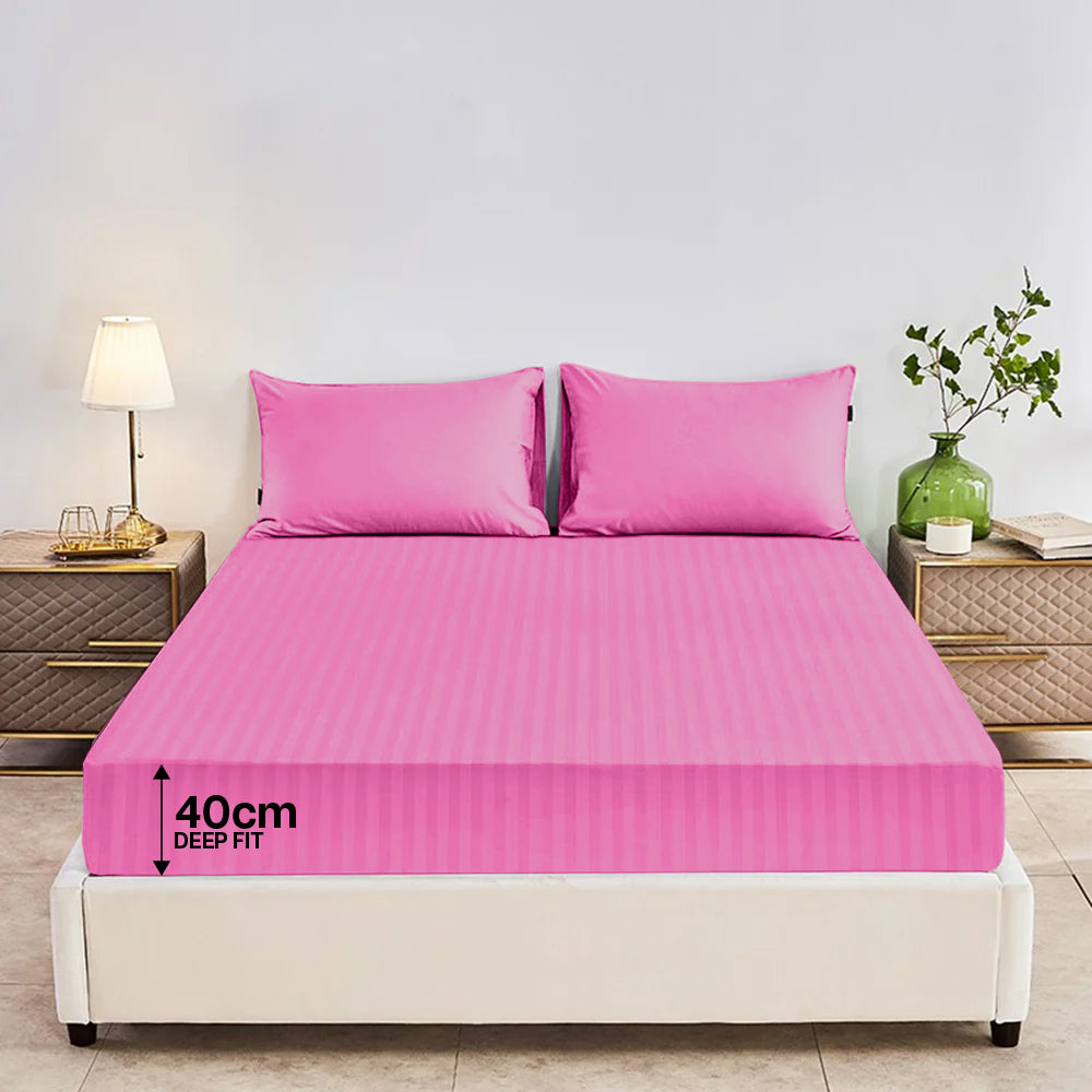 Deep Stripe Fitted Sheets 40CM