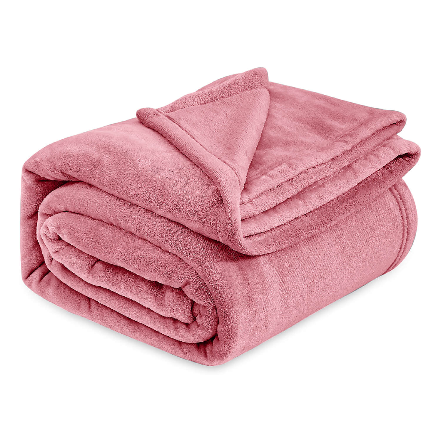 Pink Fleece Throw Blanket