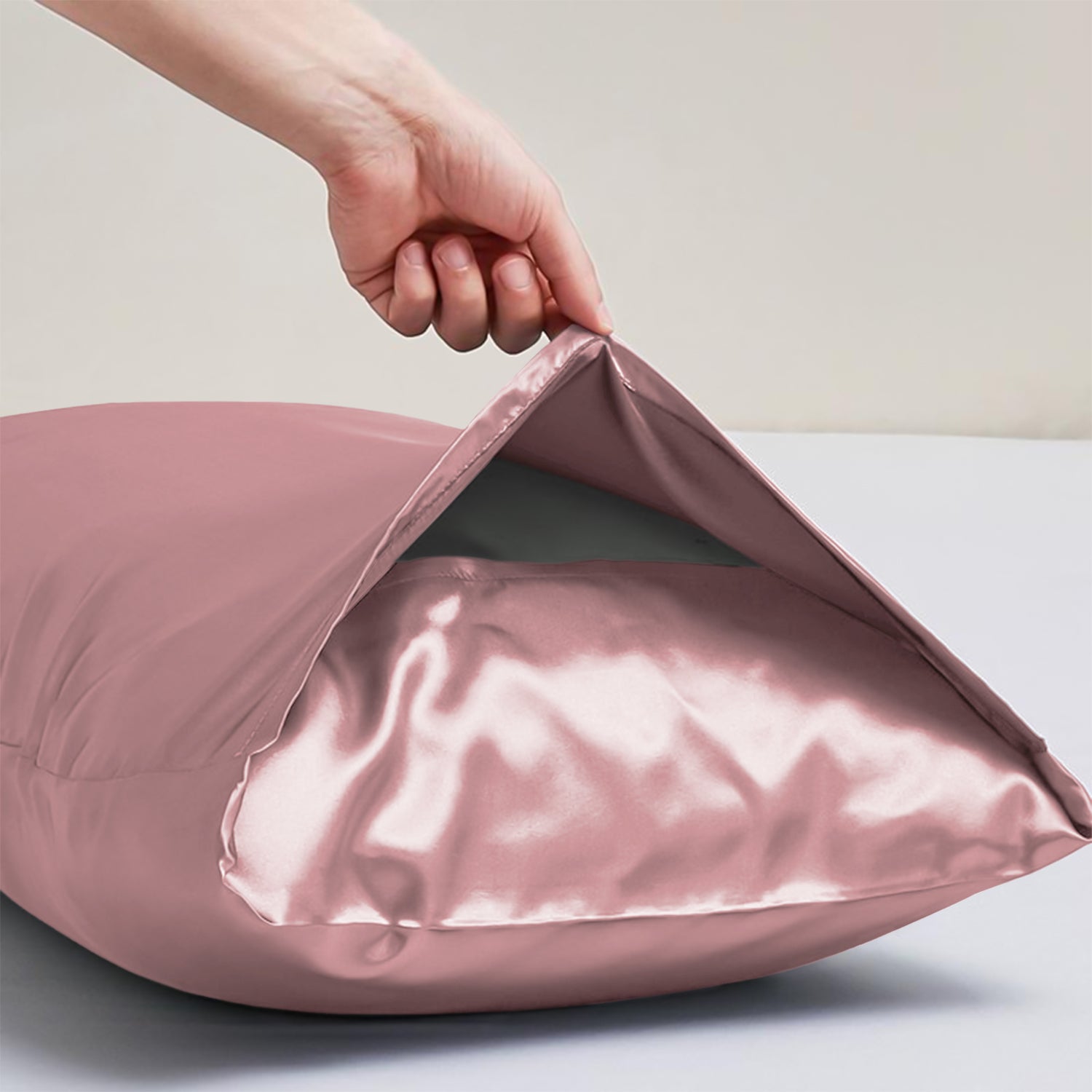 Satin Silk Pillowcases Pair