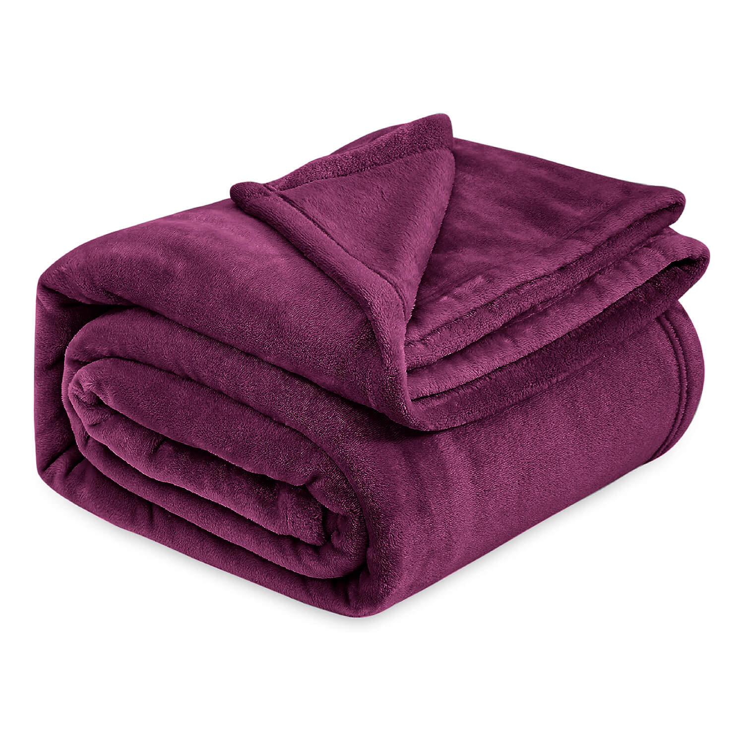 Purple King size bed throws