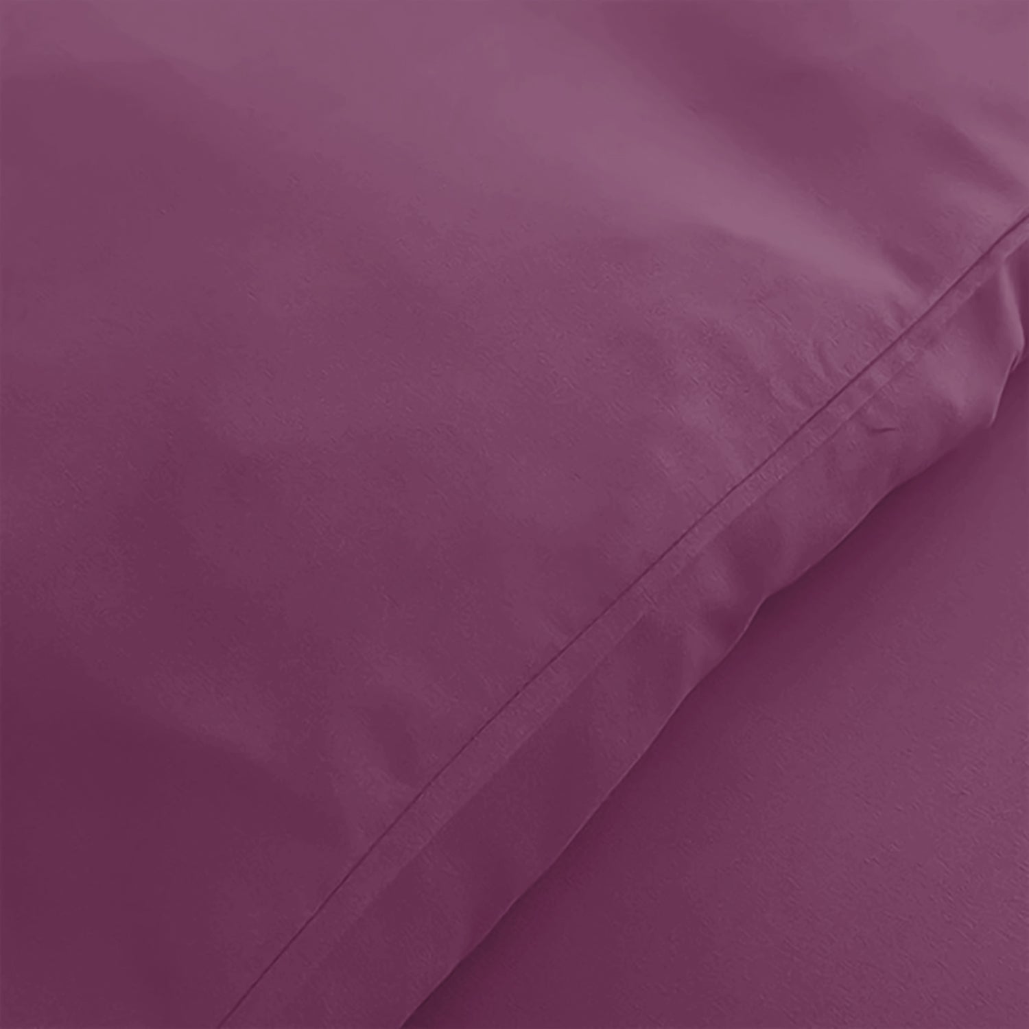 Plain Duvet Cover with Pillowcase Set