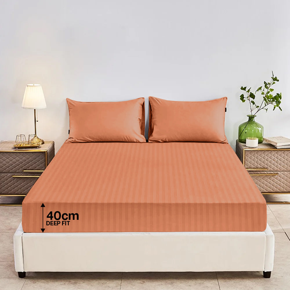Deep Stripe Fitted Sheets 40CM