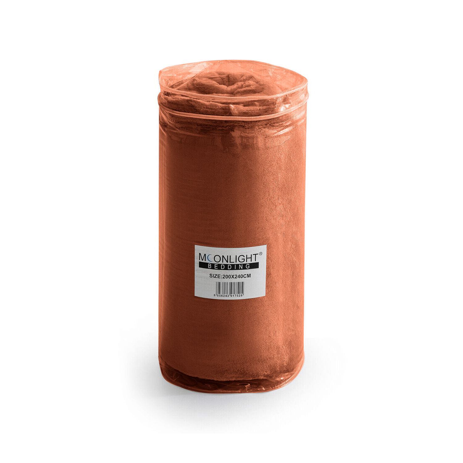 Rust Double bed throw
