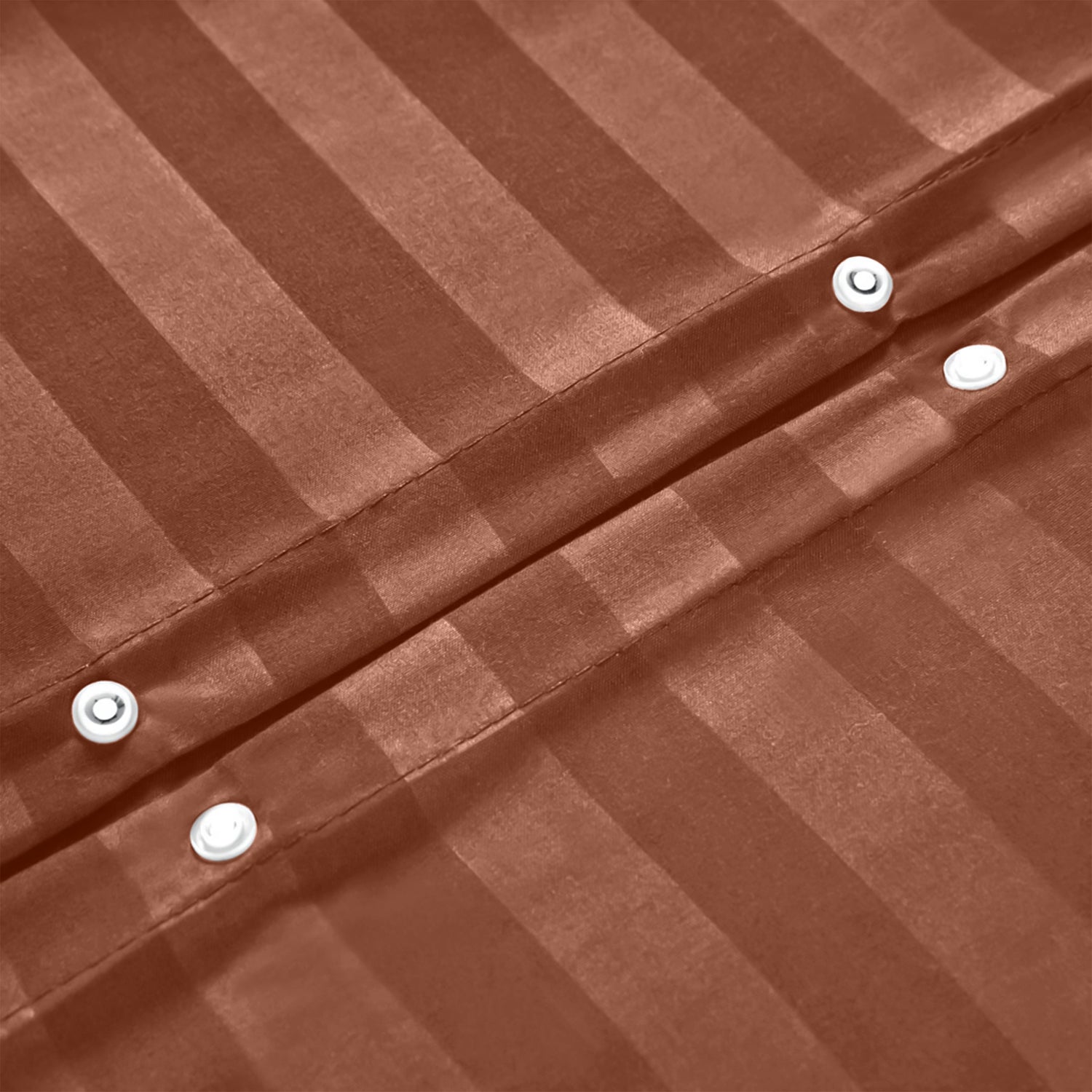 Satin Stripe Duvet Cover Set Luxury Hotel Style Bedding Single Double King Super King Size