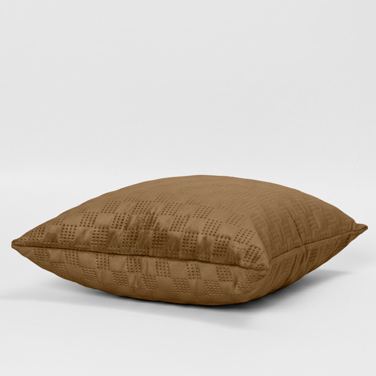 Checked Pattern Velvet Cushion Covers Pack Of 2