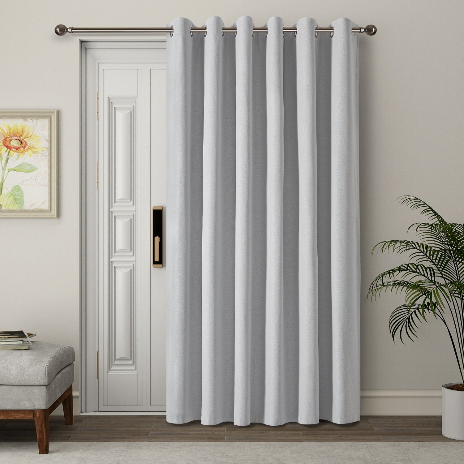 135 GSM Eyelet Ready Made Blackout Curtains For Living Room