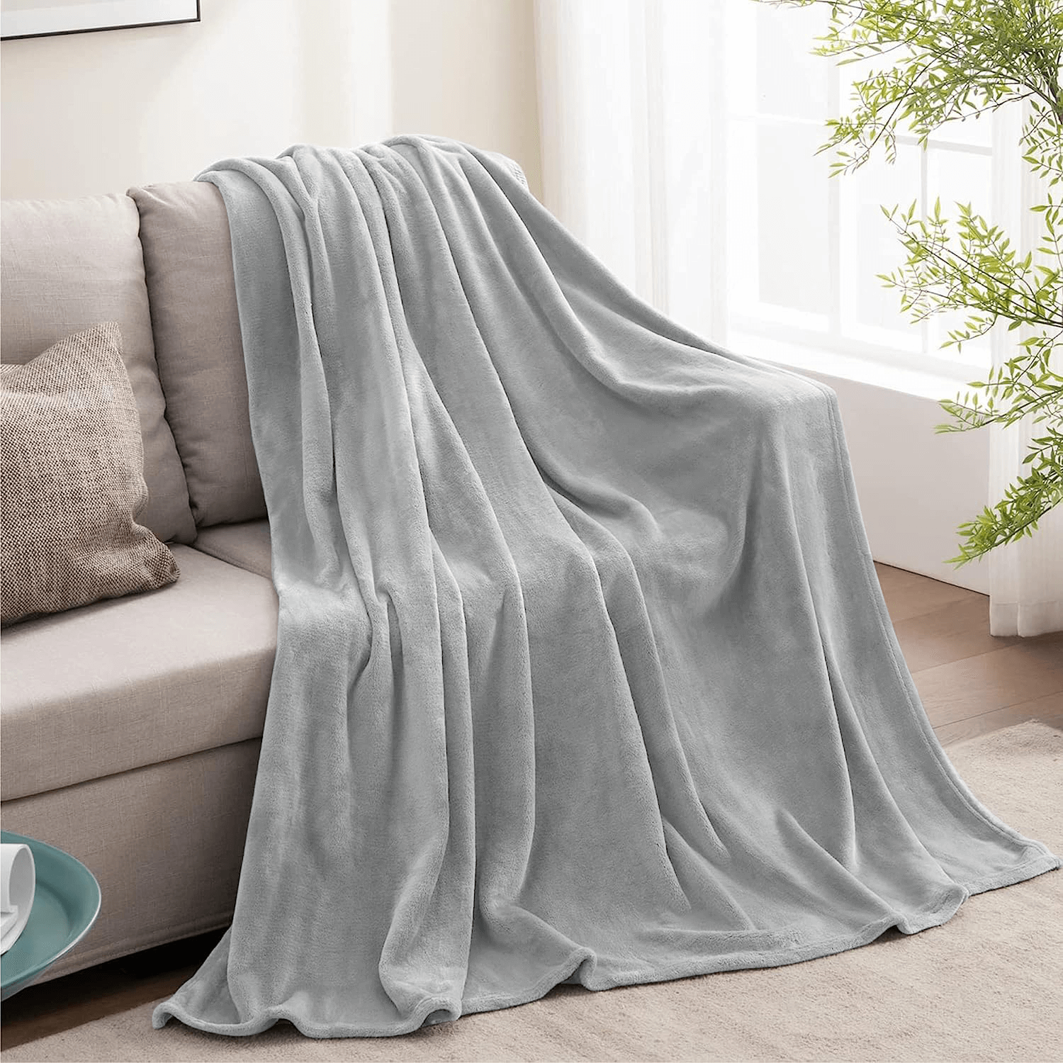 Silver Fleece Blanket