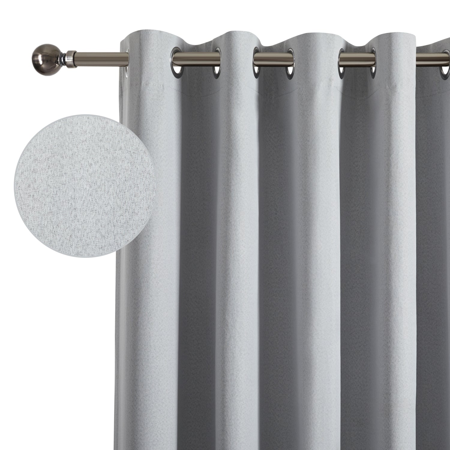 135 GSM Eyelet Ready Made Blackout Curtains For Living Room