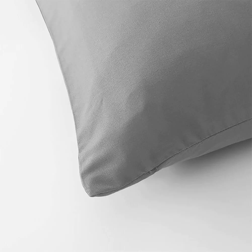 Plain Duvet Cover with Pillowcases Set