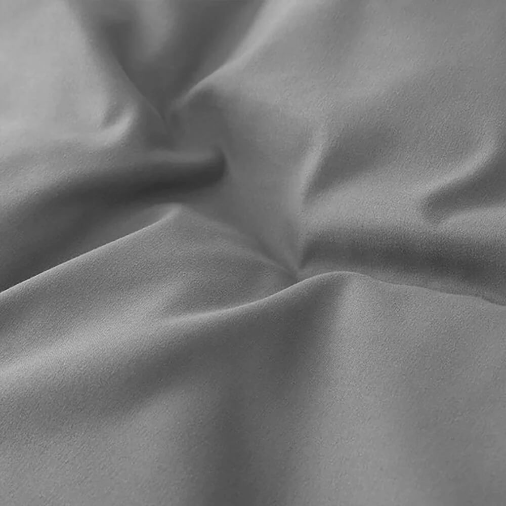 Plain Duvet Cover with Pillowcases Set