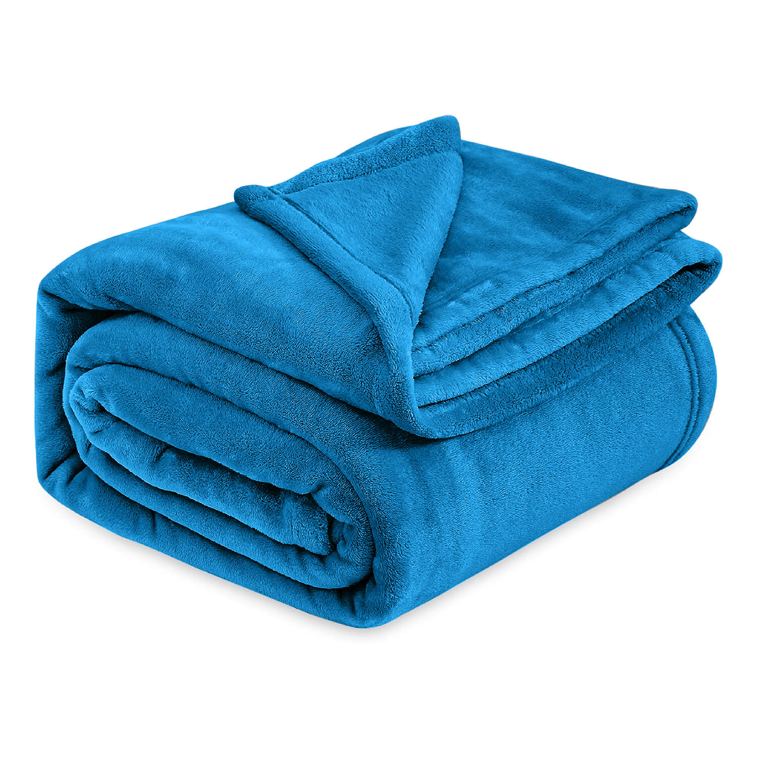 Teal King size bed throws
