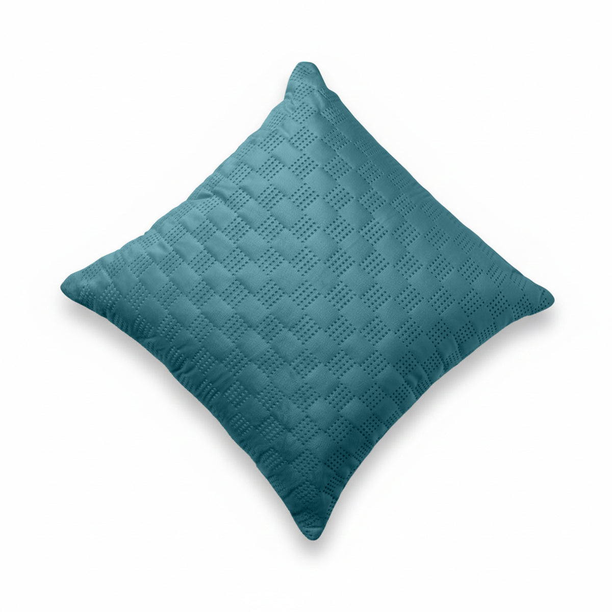 Checked Pattern Velvet Cushion Covers Pack Of 2
