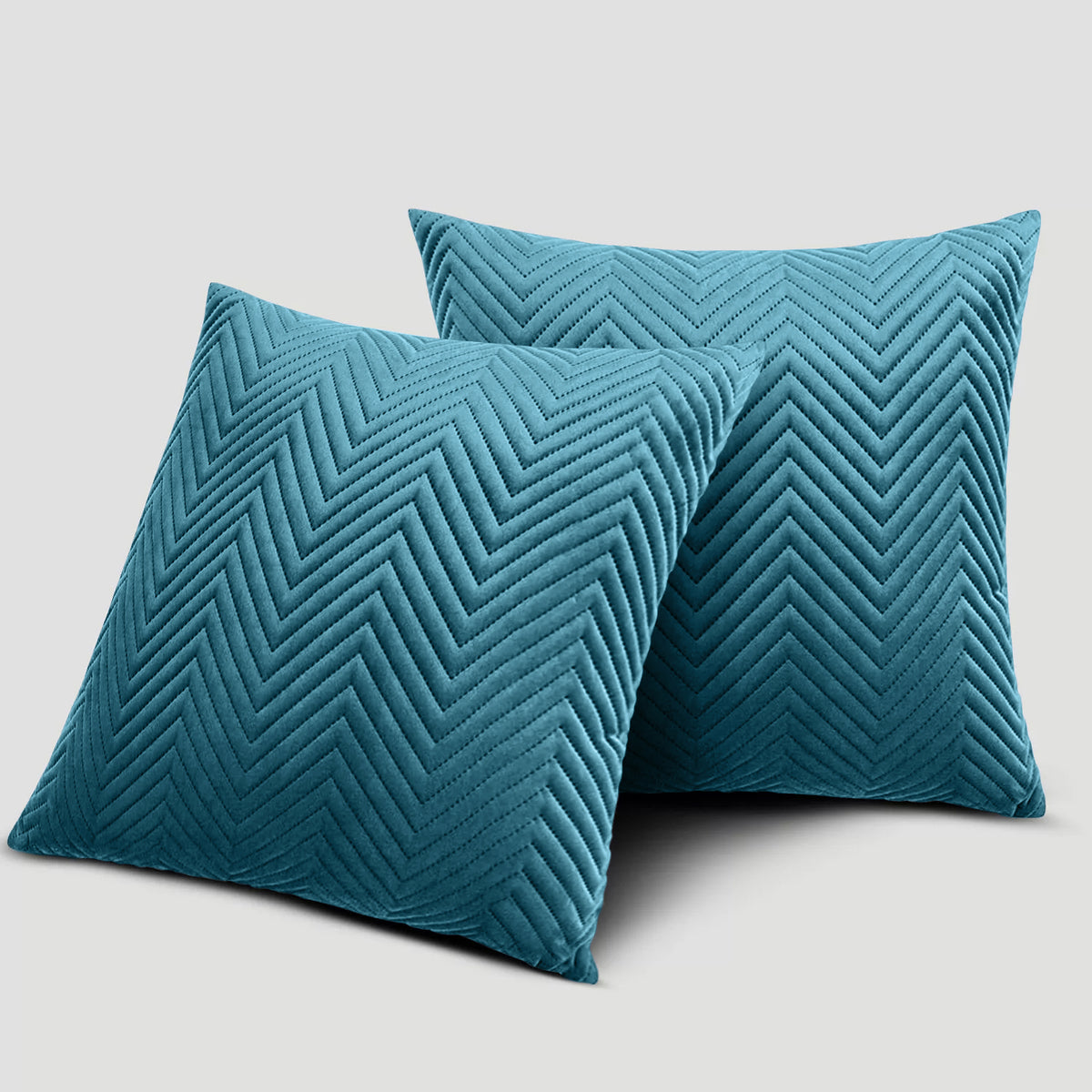 Pack Of 2 Quilted Embossed Cushion Covers