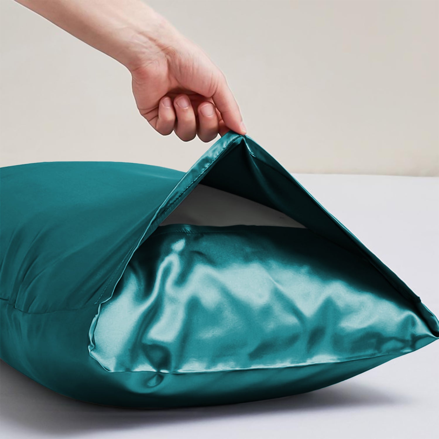 Satin Silk Pillowcases Pair