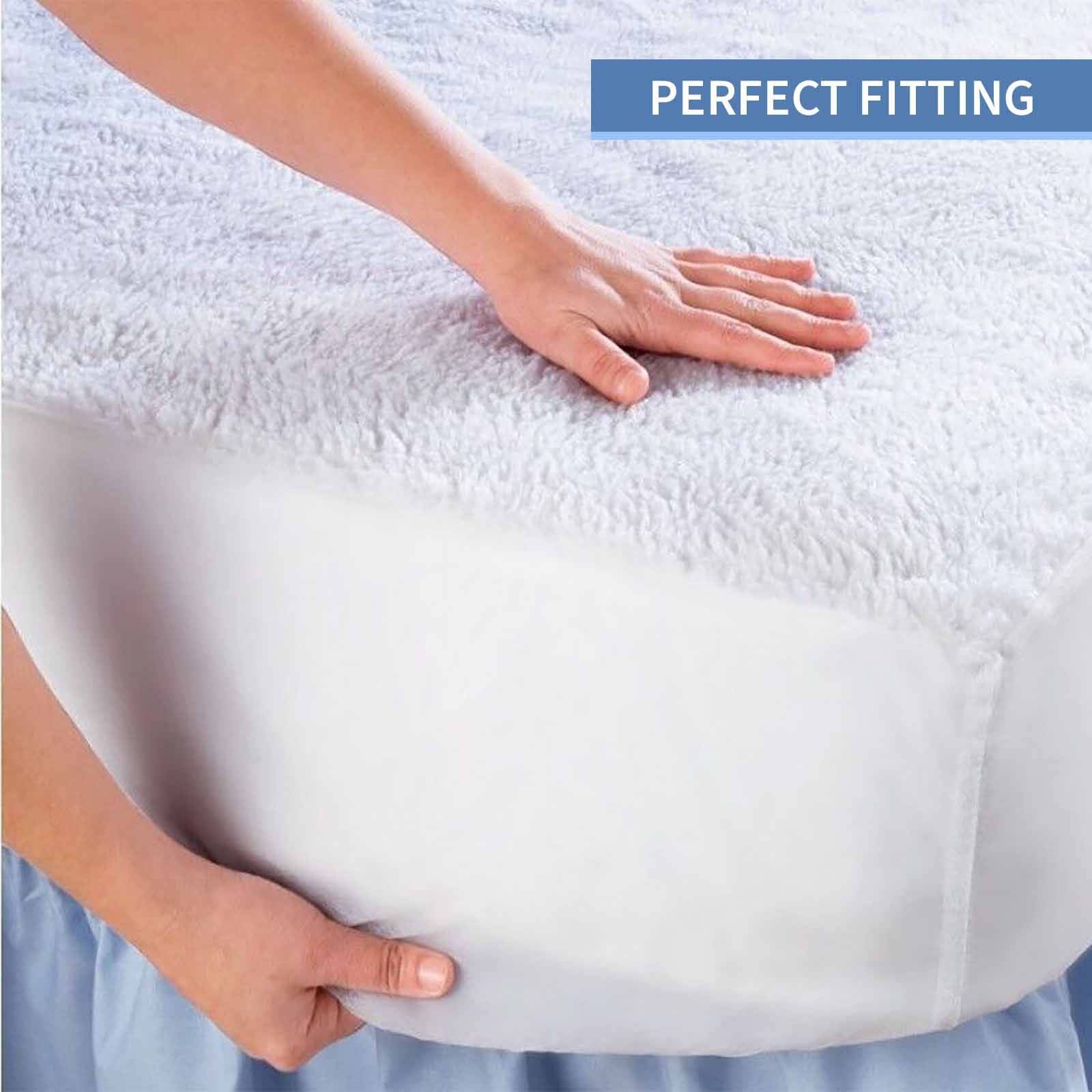 Waterproof Mattress Protector Cover Terry Towel