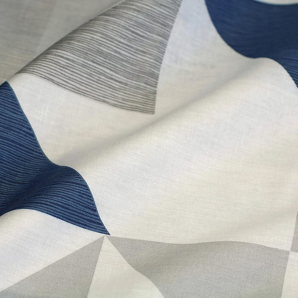 Abstract Triangle Printed Duvet Cover Set