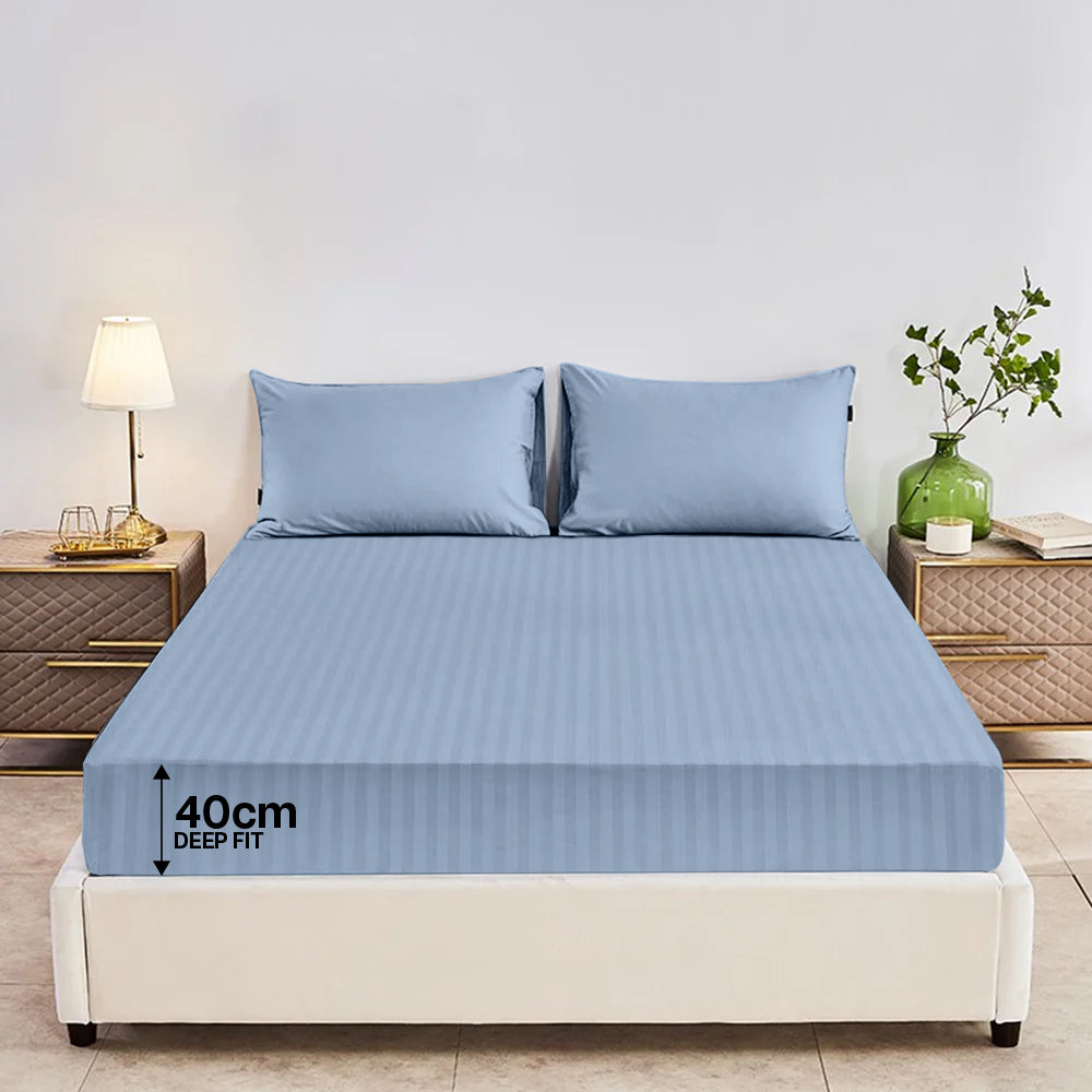 Deep Stripe Fitted Sheets 40CM