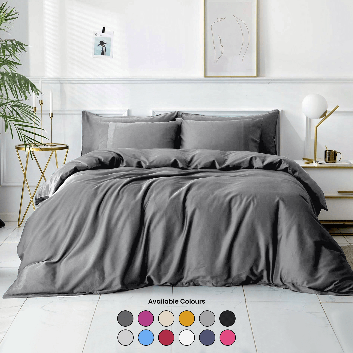 Plain Duvet Cover Set