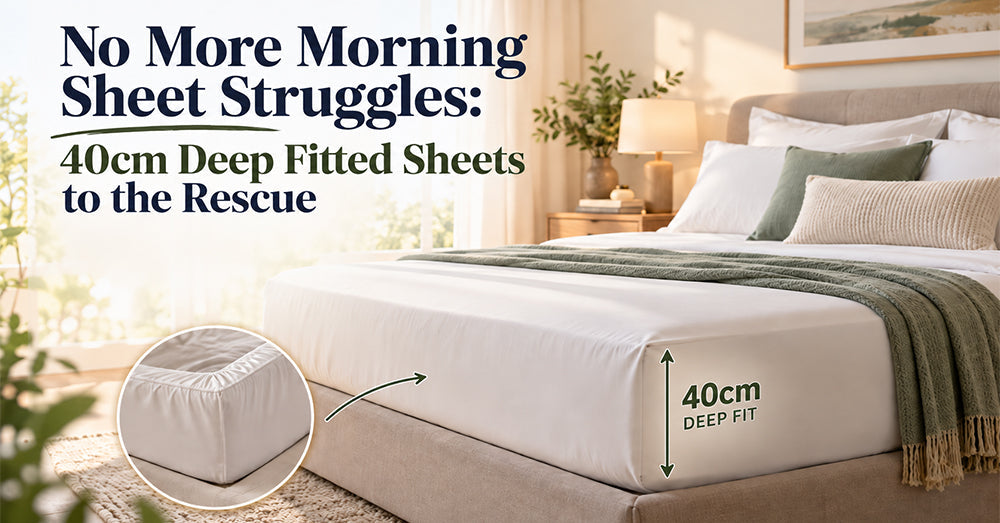 No More Morning Sheet Struggles: 40cm Deep Fitted Sheets to the Rescue