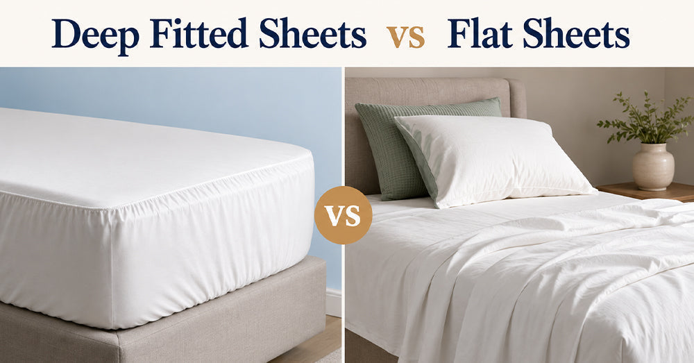 Deep Fitted Sheets vs Flat Sheets