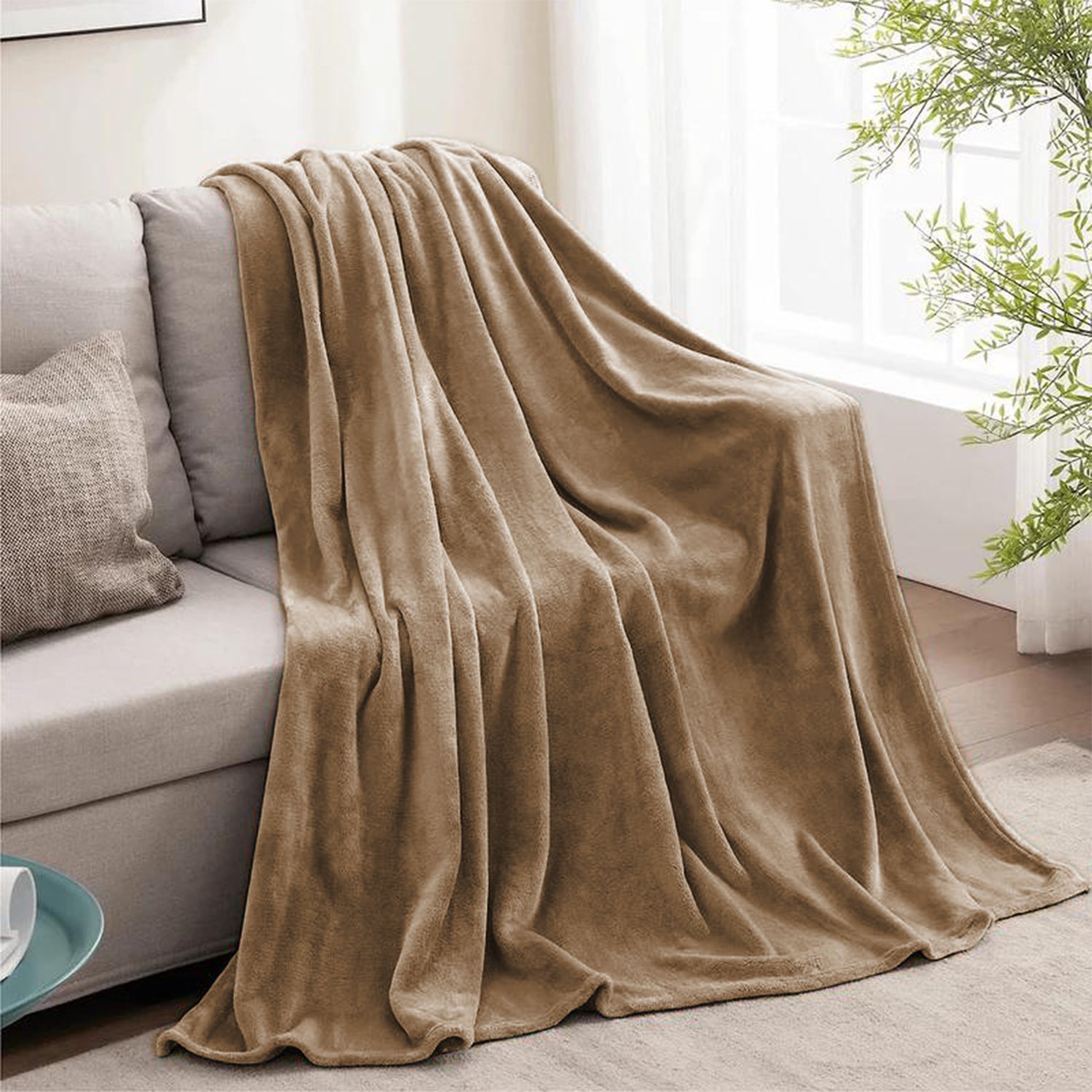 Fleece Blanket Breathable, Fluffy & Warm