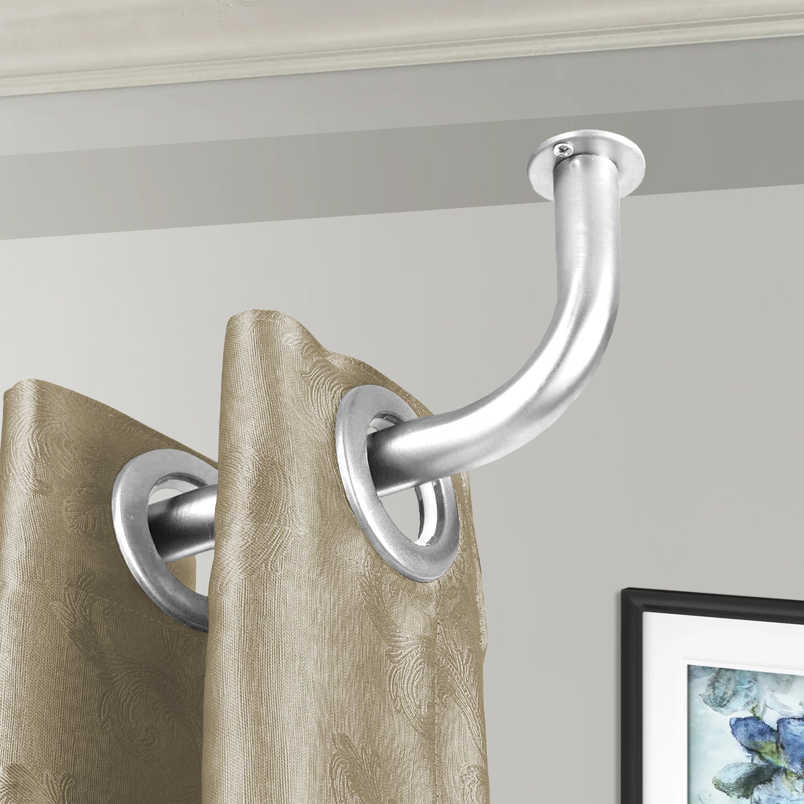 Extendable Room Darkening Blackout Curtain Pole