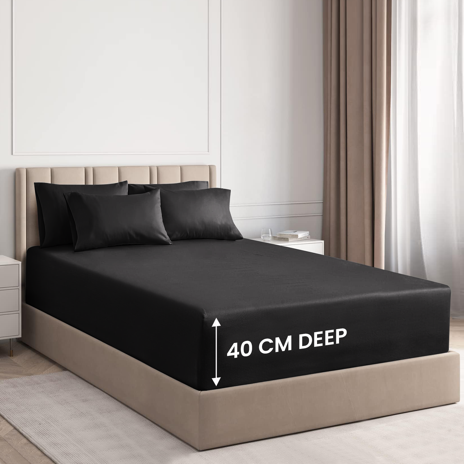 Extra Deep Fitted Sheets 25CM & 40CM