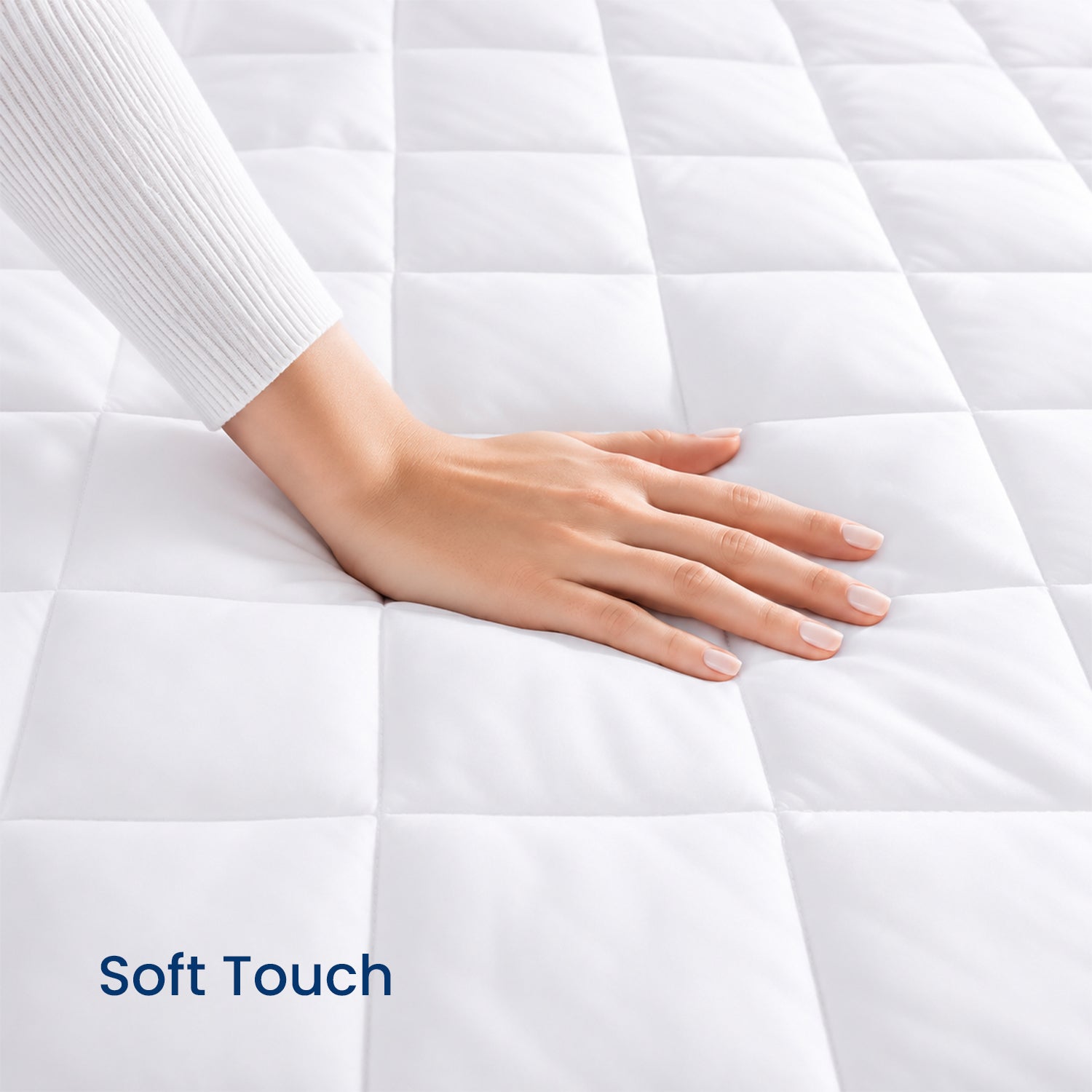 Extra Deep Mattress Protector Cover 40cm Elasticated Fitted Mattress Cover