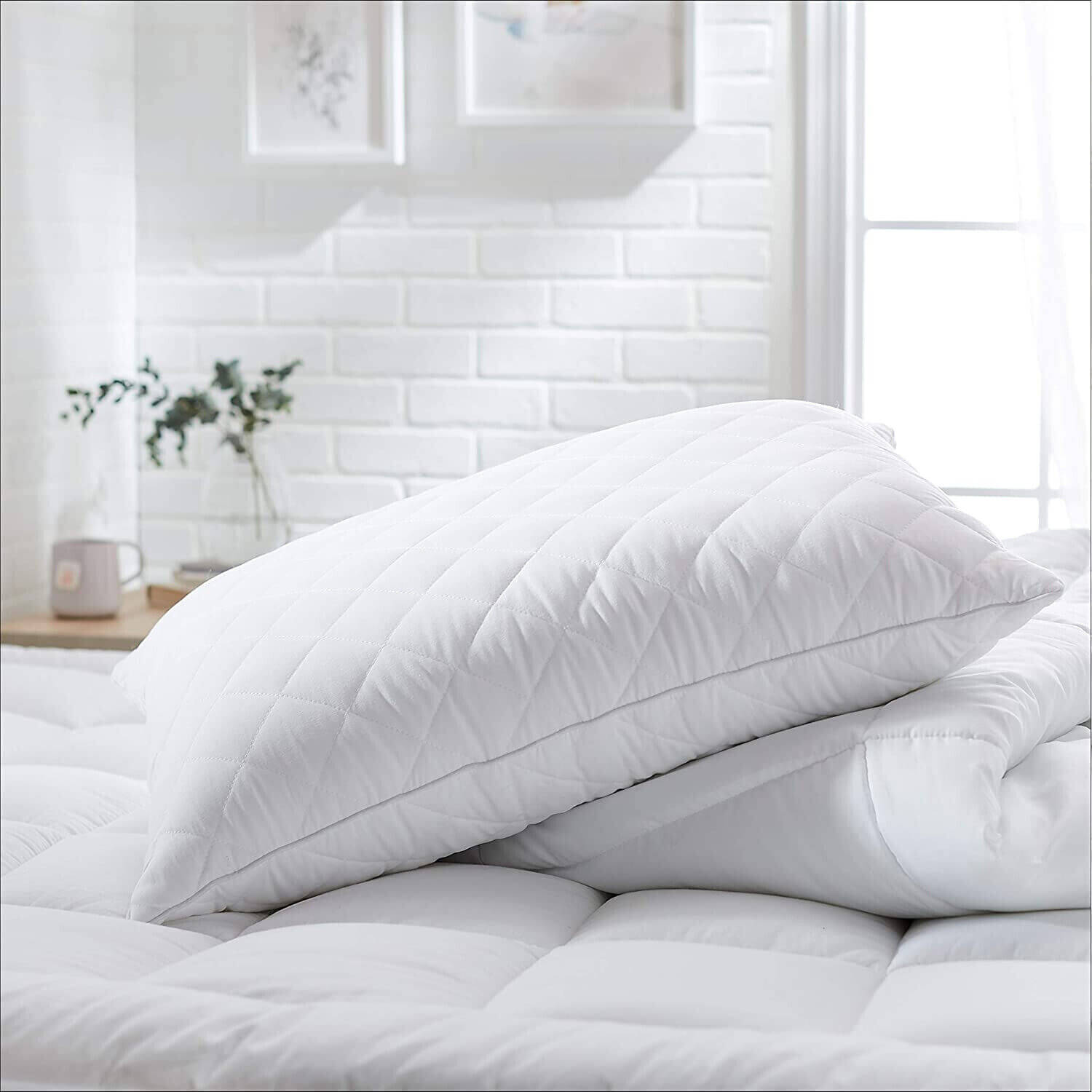 Quilted Pillows Pair