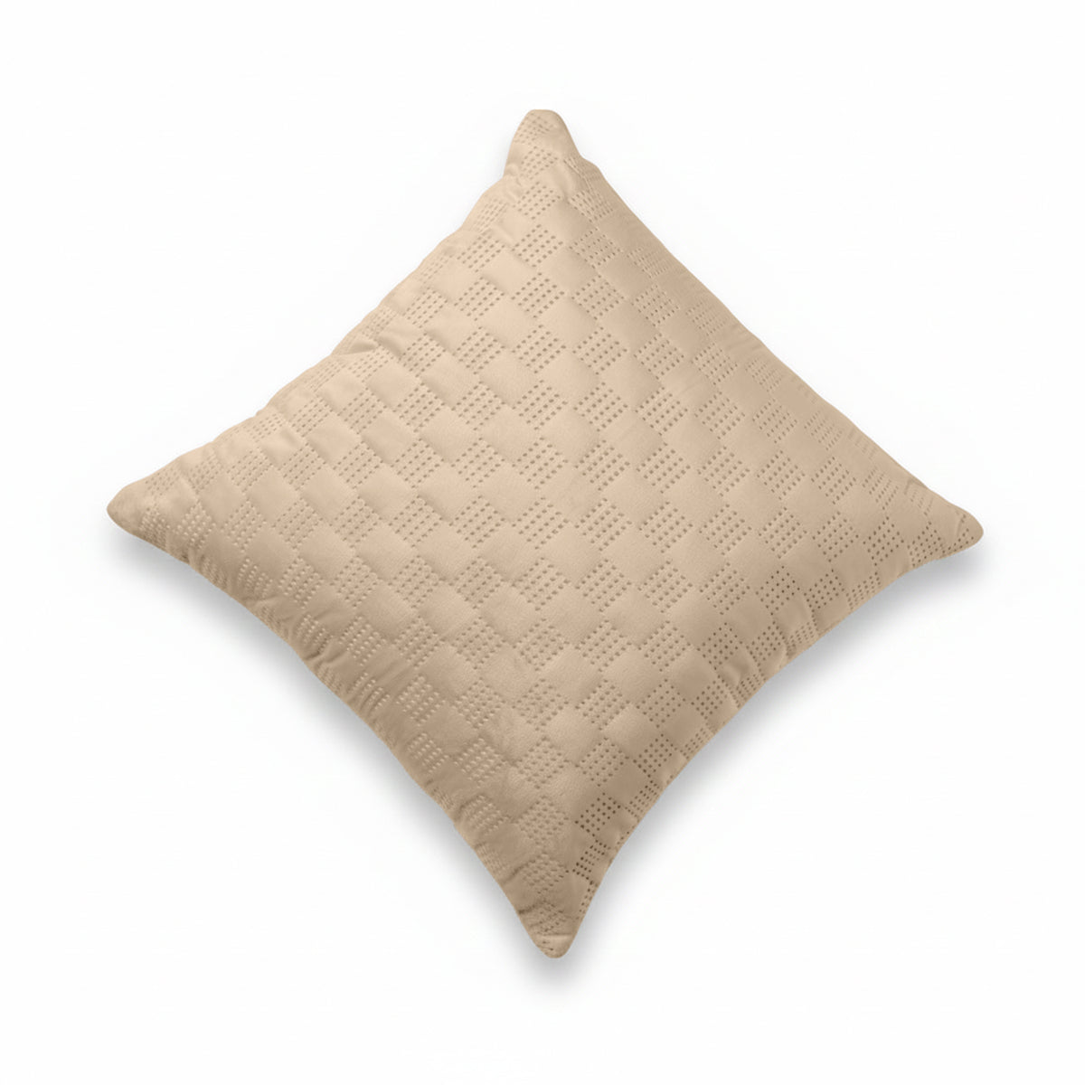 Checked Pattern Velvet Cushion Covers Pack Of 2