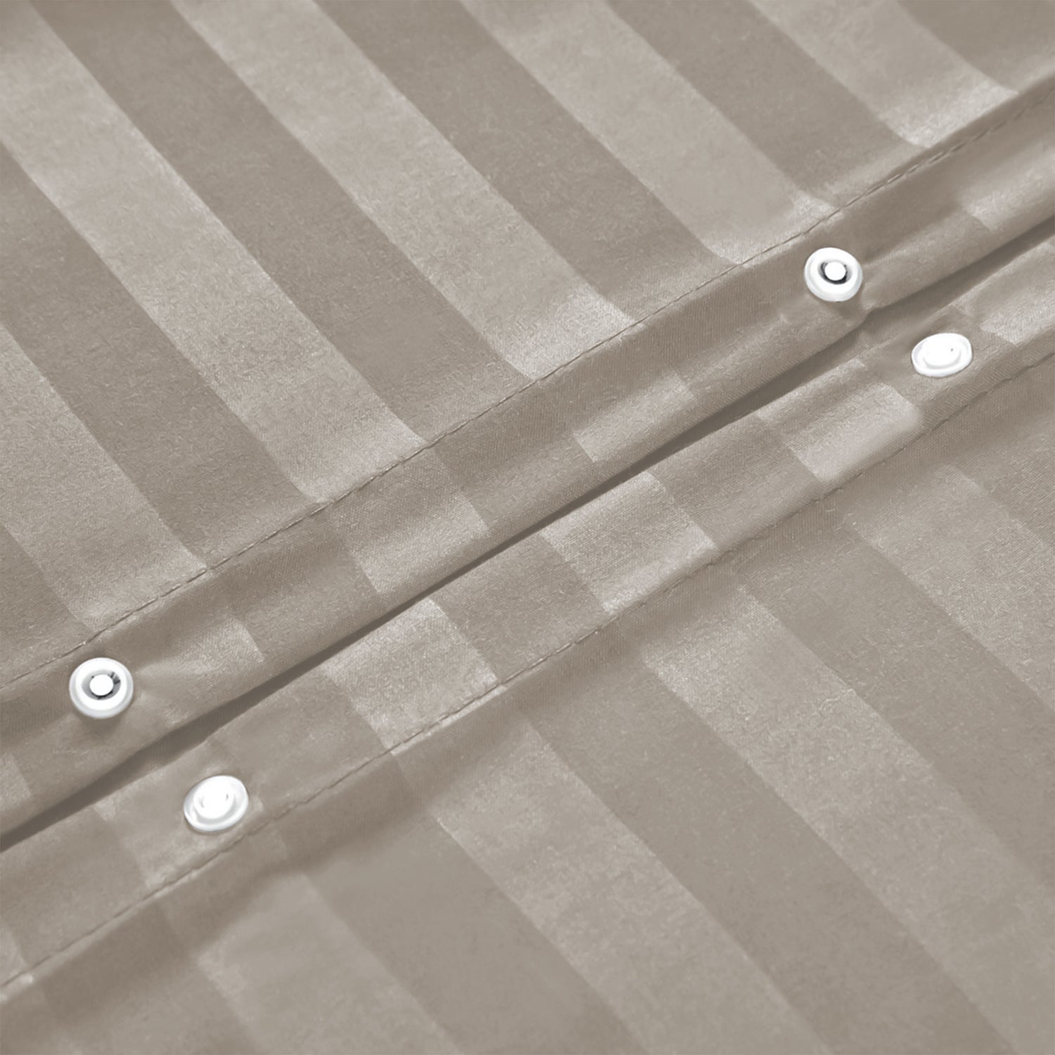 Satin Stripe Duvet Cover Set Luxury Hotel Style Bedding Single Double King Super King Size