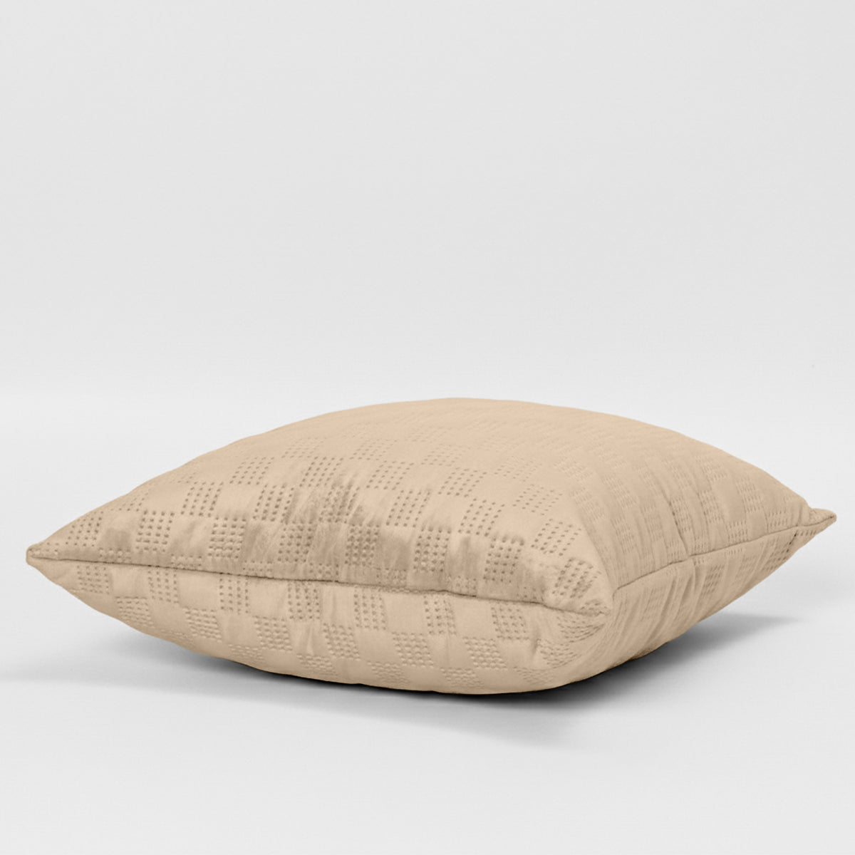 Checked Pattern Velvet Cushion Covers Pack Of 2
