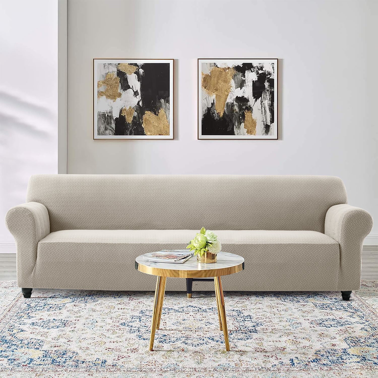 Stretch Sofa Slipcover Anti-Slip & Washable