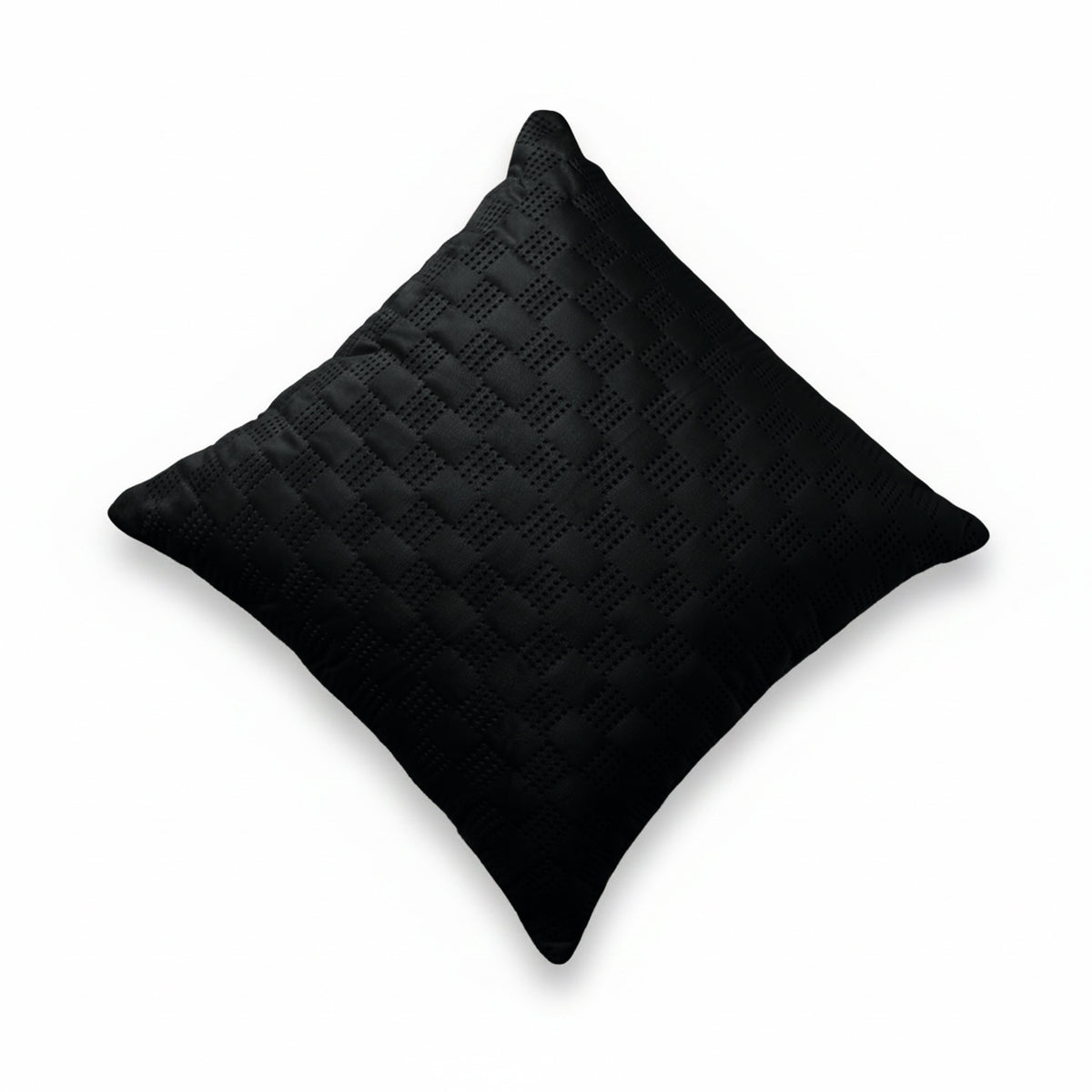 Checked Pattern Velvet Cushion Covers Pack Of 2