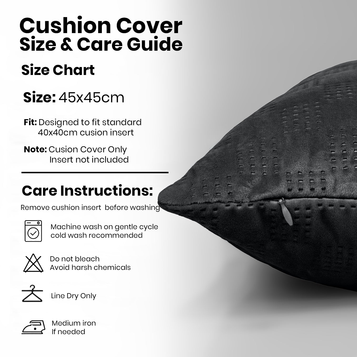 Checked Pattern Velvet Cushion Covers – Pack Of 2