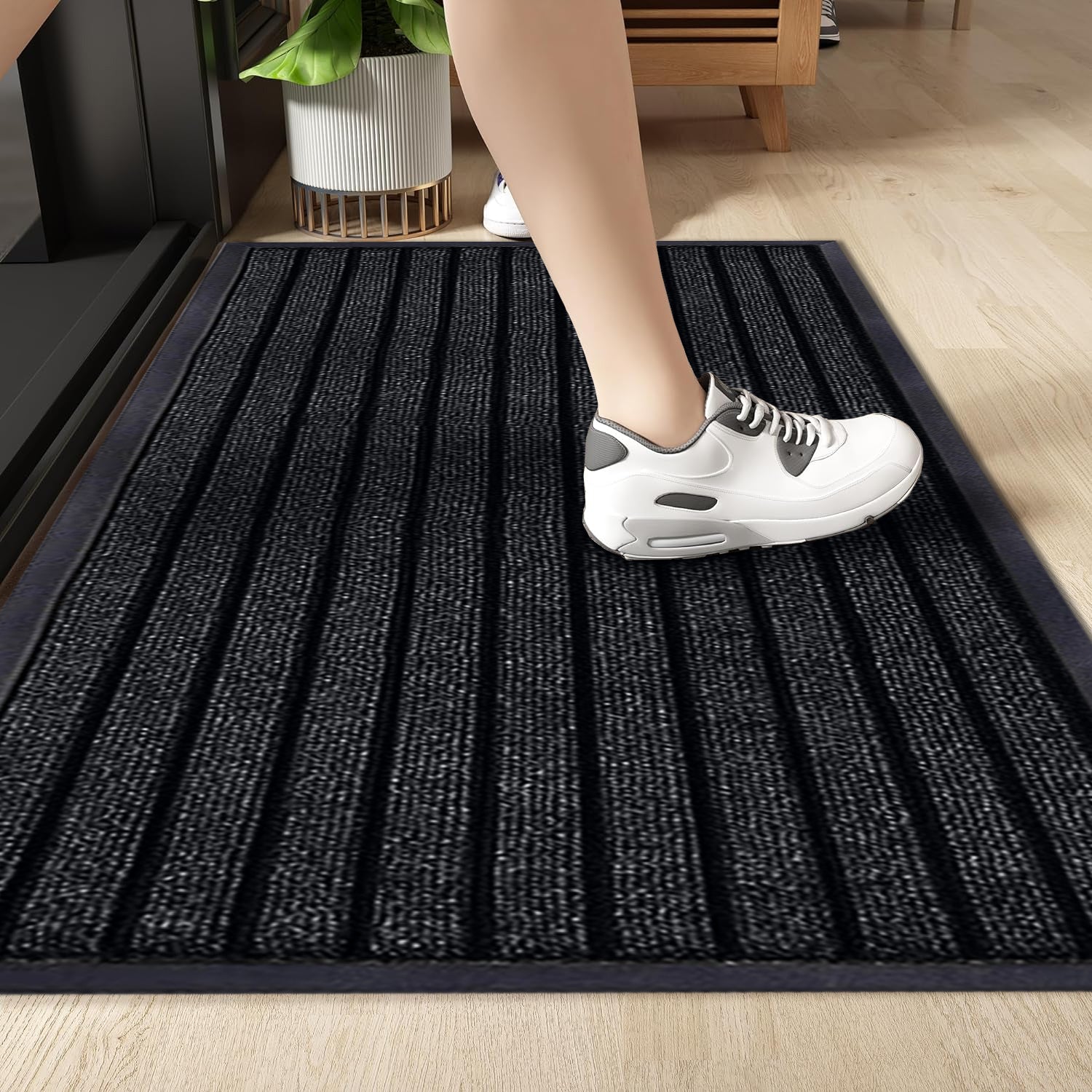 Heavy Duty Rubber Door Mat Non Slip Outdoor Indoor Entrance Mat