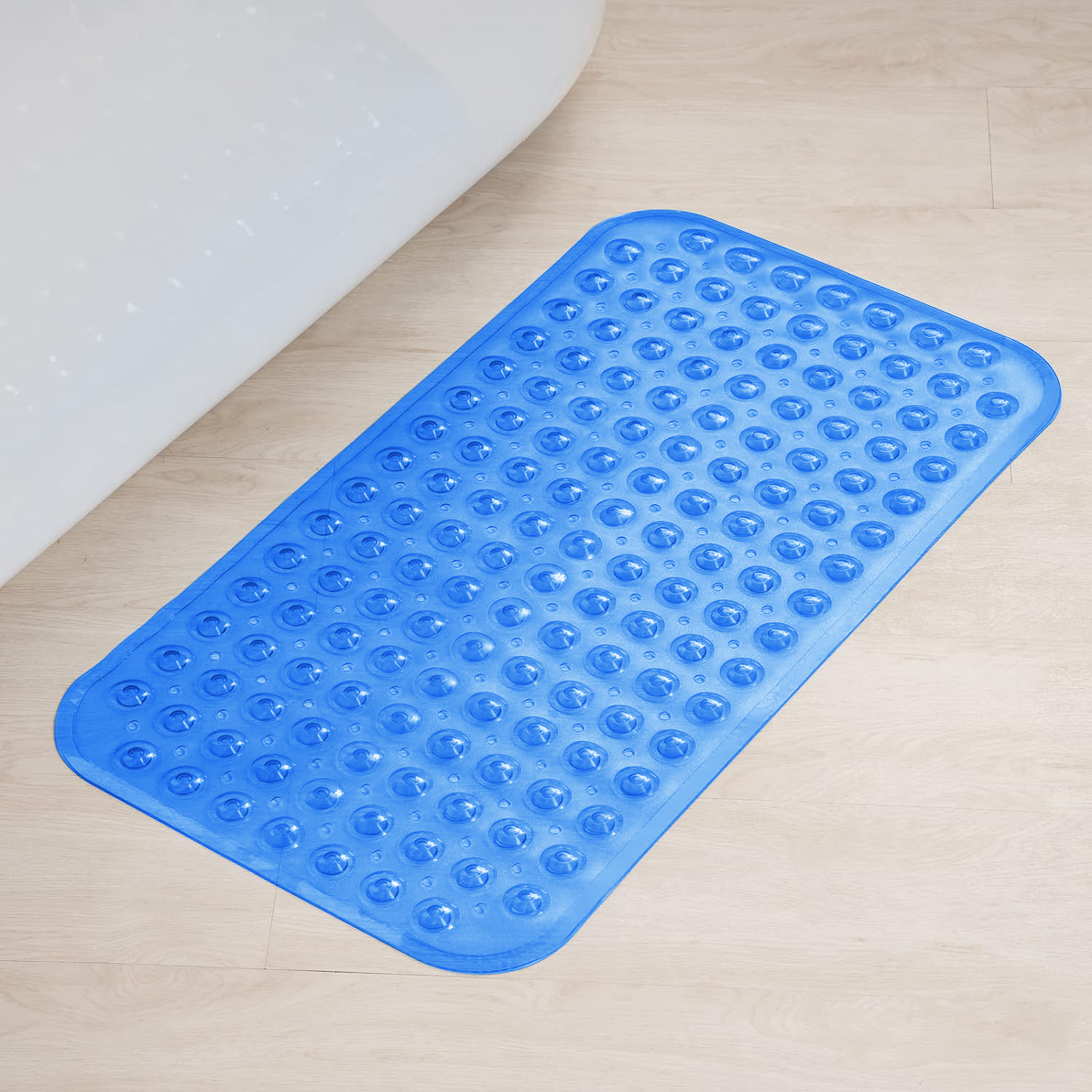 Bath Shower Mat Light Blue