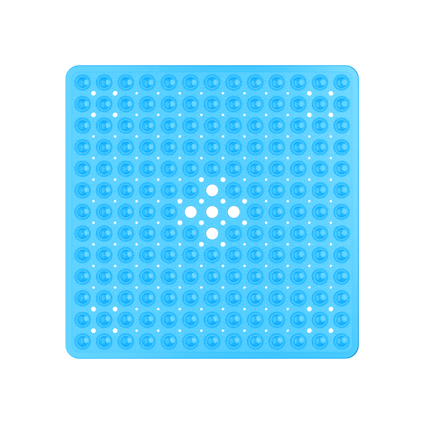 Bath Shower Mat Light Blue