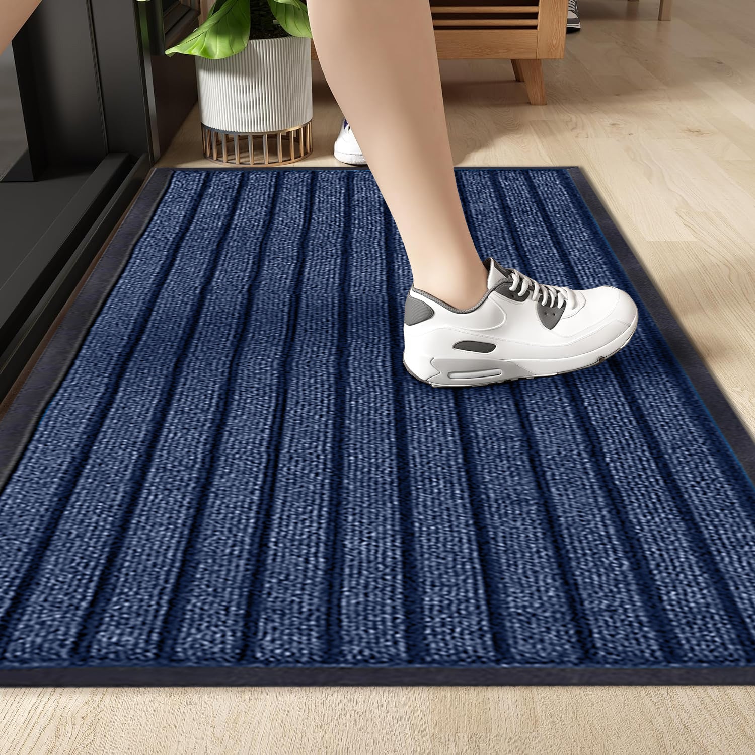 Heavy Duty Rubber Door Mat Non Slip Outdoor Indoor Entrance Mat