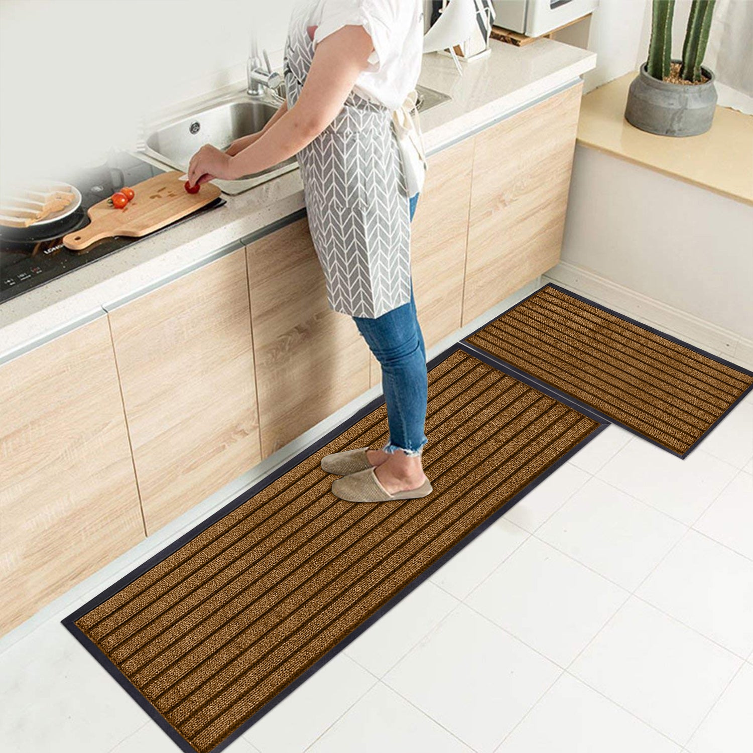 Heavy Duty Rubber Door Mat Non Slip Outdoor Indoor Entrance Mat
