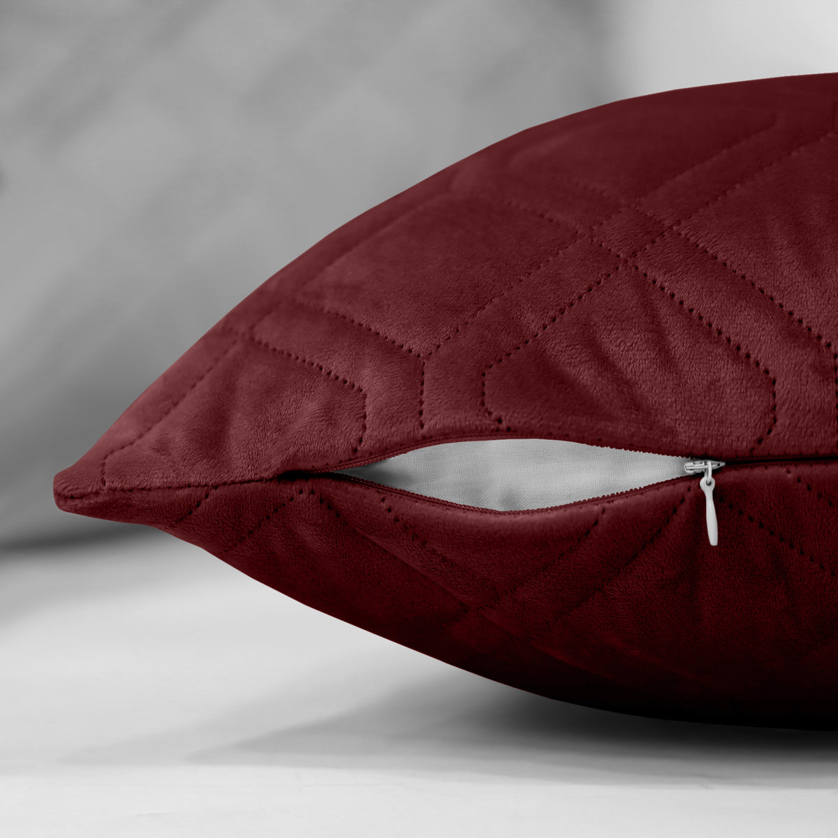 Soft Velvet Cushion Cover with Diamond Pattern – Pack Of 2