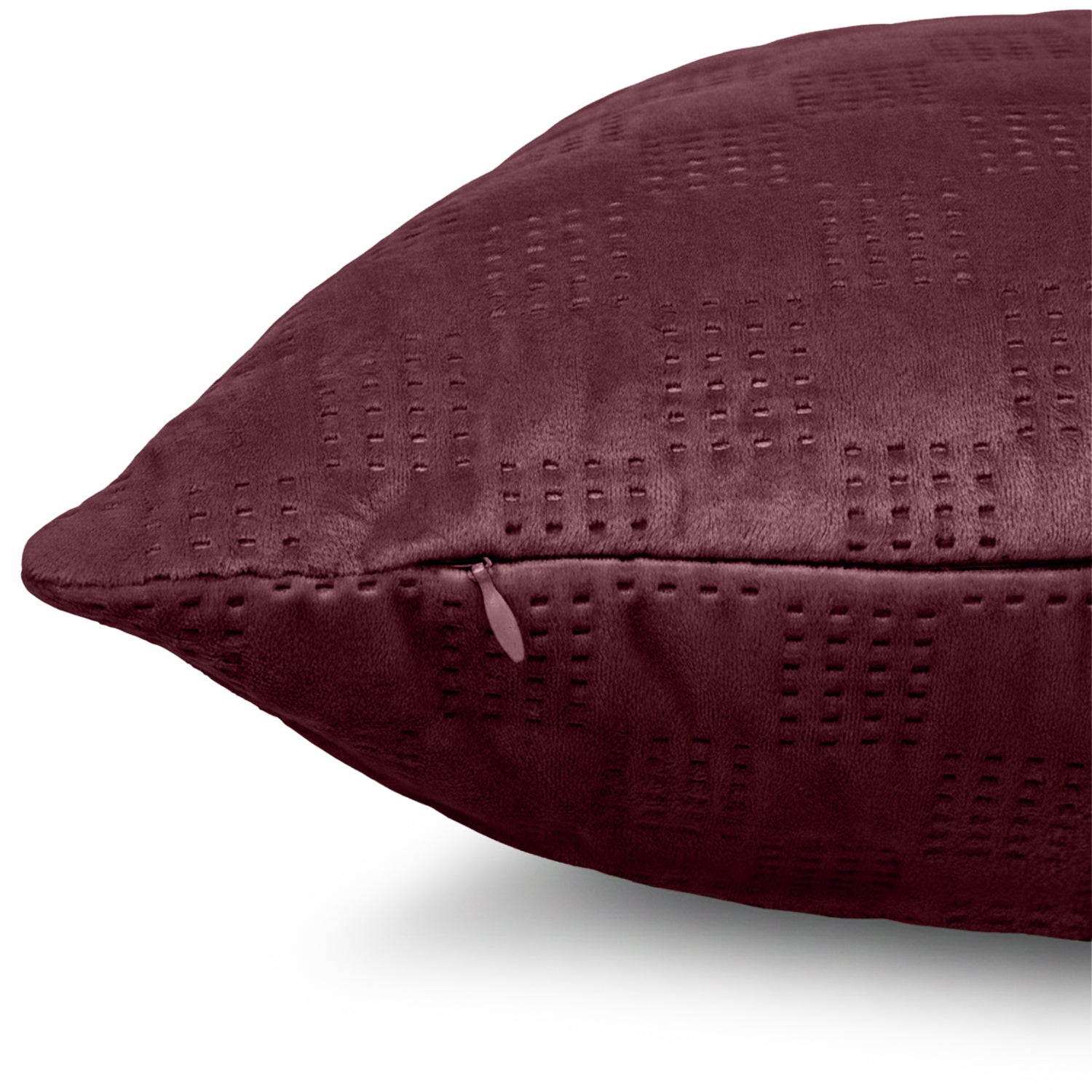 Checked Pattern Velvet Cushion Covers – Pack Of 2